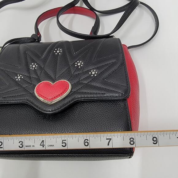 BRIGHTON ASTARA LOVE HEART TOP HANDLE CROSSBODY BAG, RED - Picture 8 of 10